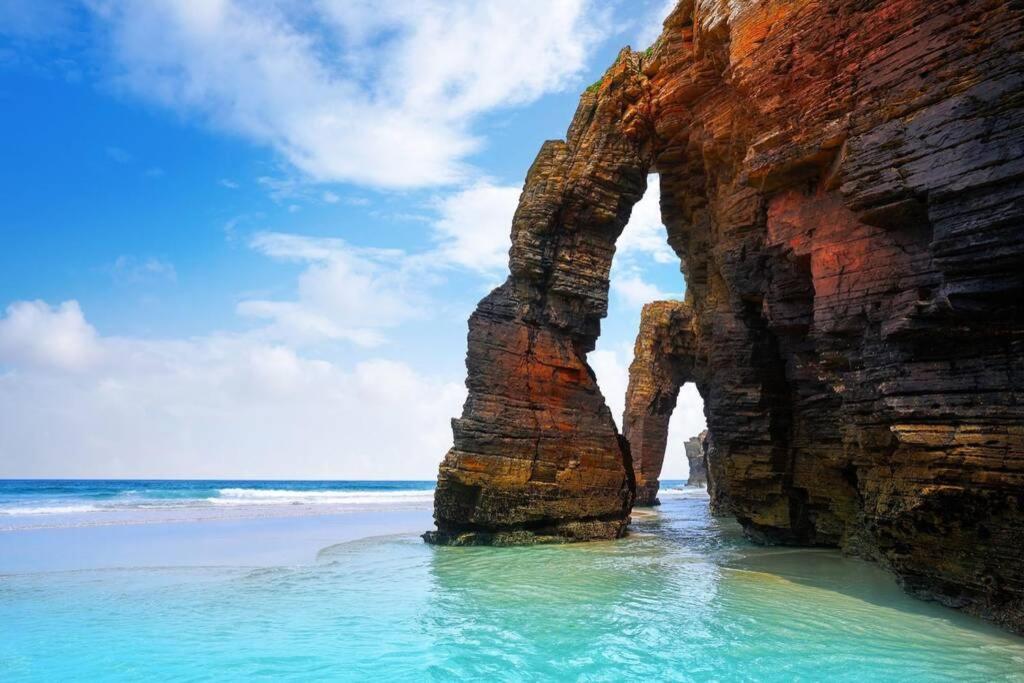 Apartamento Playa Catedrales Con Terraza Barreiros Exterior foto